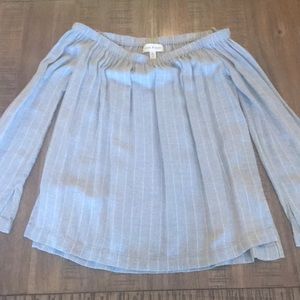 Anthropologie Cloth & Stone off the shoulder top